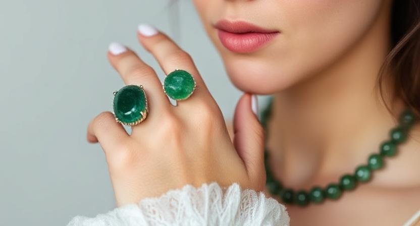 Green kyanite Jewelry