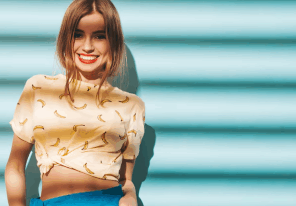 trendy crop tops.