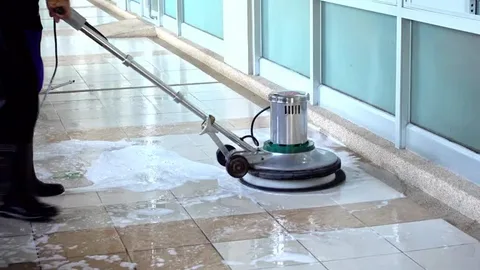 floor scrubber power washer is a special cleaning machine